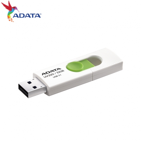 ADATA 威剛 UV320 32GB USB 3.2 高速隨身碟 清新白綠（AD-UV320W-32G）
