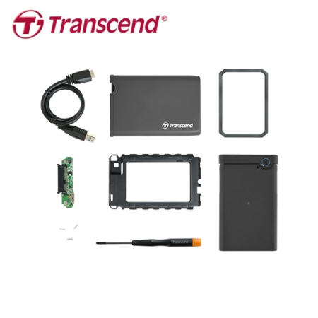 創見 Transcend StoreJet 25CK3 USB3.0 2.5吋 軍規防震 硬碟外接盒（TS-25CK3） 
