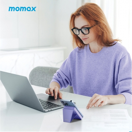 Momax Q.Mag Power 9 磁吸無線充行動電源5000mAh（附支架）（IP109）
