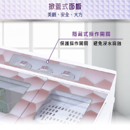 【ZANWA晶華】4.5KG節能雙槽洗滌機/雙槽洗衣機/小洗衣機