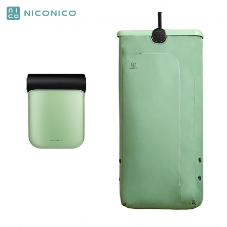 【NICONICO】 美型摺疊烘衣機 乳酪色/綠色 （二色可選） ★ 