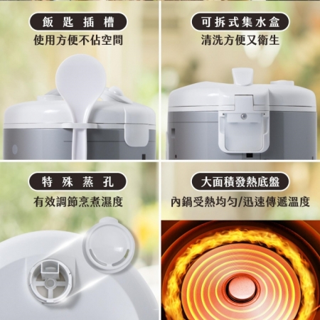 【AIWA 愛華】6人份電子鍋 EC-6