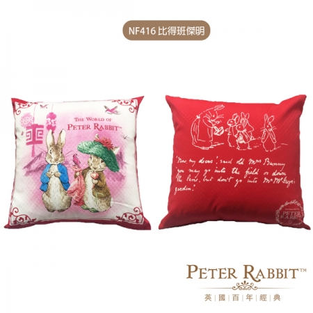 PETER RABBIT 比得兔 6 款經典抱枕布套（不含枕心）特價1200元（5折優惠）