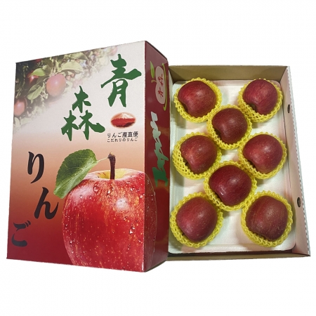 【一等鮮】日本青森蜜蘋果8入裝禮盒2盒（2.2kg/盒）#36規分裝
