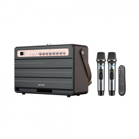 AIWA 日本愛華 MI-X450 Pro ENIGMA 藍牙音箱（無線麥克風*2＋喇叭組） 福利品