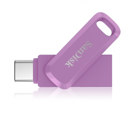 SanDisk【64G】紫 Ultra GO USB3.2 Type-C 雙用OTG 隨身碟 安卓 i15 適用（SD-DDC3-L-64G）