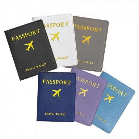 【FJ】護照夾&行李牌套裝組（6色可選）