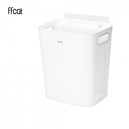  【ffcat】浴室強力無痕貼換洗衣物髒衣籃（2入組）
