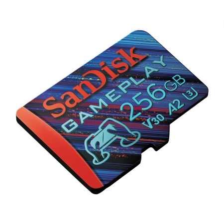 SanDisk GamePlay 256G 記憶卡 microSD A2 V30 U3 掌上型遊戲專用（SD-SQXAV-XN-256G）