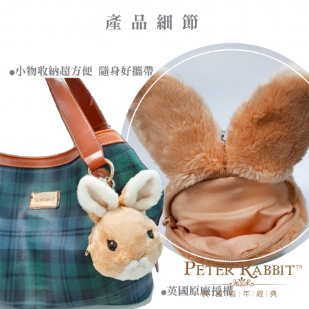 【PETER RABBIT 彼得兔】比得兔絨毛零錢包