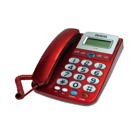 AIWA 愛華 超大字鍵大鈴聲有線電話 ALT-895 顏色隨機 福利品