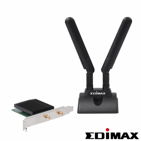 EDIMAX 訊舟 AX3000 Wi-Fi 6 ＋ 藍牙5.0 PCIe 無線網路卡