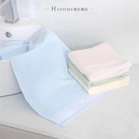 【星紅織品】竹纖紗淺色涼感吸水毛巾