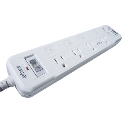 快譯通  1.8M 電源延長線 （ USB＋Type-C ） 5開4座    EC-54631