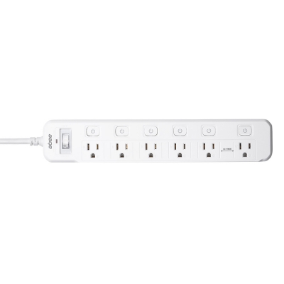 快譯通  1.8M 電源延長線 7開6座  EC-76601