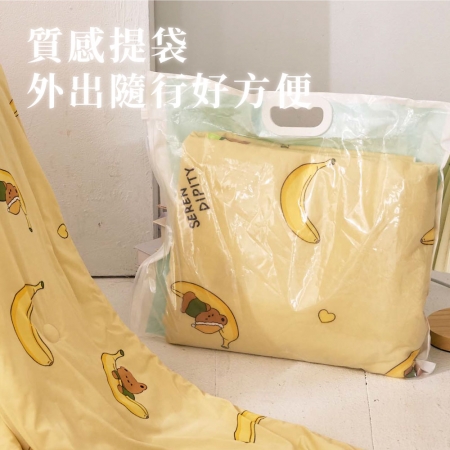 限時優惠-ELVIS 愛菲斯-兒童尺寸-韓風童趣零度冰紗涼被100x120cm-蕉遊