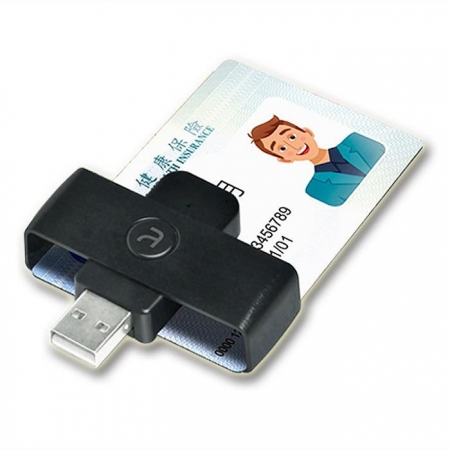 【ATake】旋轉收納外接式ATM晶片卡/自然人IC金融保險卡USB2.0讀卡機 轉帳報稅繳費/電子錢包/工商憑證讀卡器