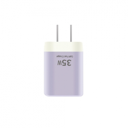【好買點數放大】FJ PD35W摺疊腳雙孔快充充電頭 IC-6