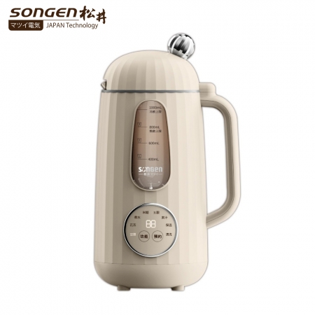 【SONGEN松井】可視窗多功能蔬果破壁冷熱調理豆漿機/破壁機/果汁機/快煮壺/輔食機/ SSG-358JU
