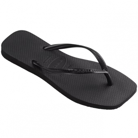 【哈瓦士havaianas】 巴西人字拖  女款 Slim square/方頭黑
