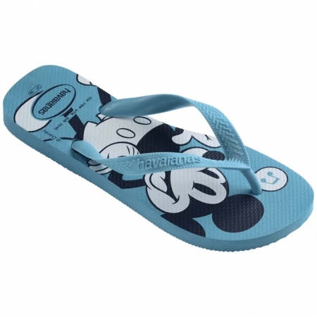 【哈瓦士havaianas】 巴西人字拖  女款 Top disney/音符米奇藍