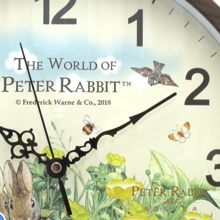 618年中狂歡慶~【PETER RABBIT 比得兔】 比得兔時鐘 - 比得兔與班傑明（MD1084A）