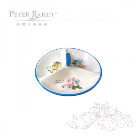 【PETER RABBIT 比得兔】比得兔陶瓷三格點心盤