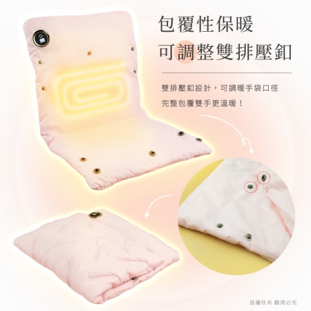 aibo USB三段溫控暖手袋（暖腰/暖宮/暖背/暖腳）附USB延長線