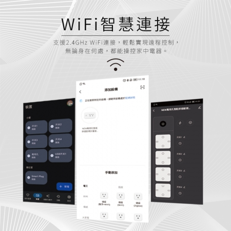 HANLIN RH-M401 智能 WIFI 萬用孔開關插座