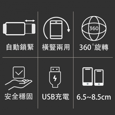 【好買點數放大】aibo 智能電動車用手機支架（出風口/儀表板）