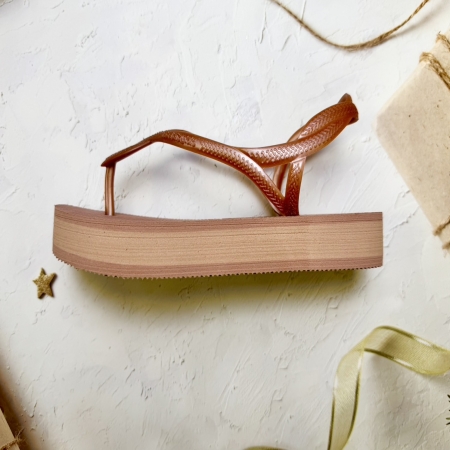 【哈瓦士havaianas】 巴西 人字拖  女款 Luna 涼鞋2cm/粉