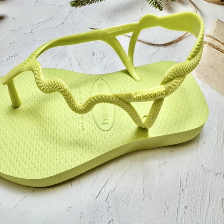 【哈瓦士havaianas】 巴西 人字拖  女款 Soleil閃電涼鞋/萊姆綠