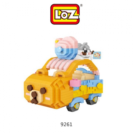 【清倉特賣】LOZ 鑽石積木 - 荷蘭風車 / 莫斯科塔 / 小熊汽車