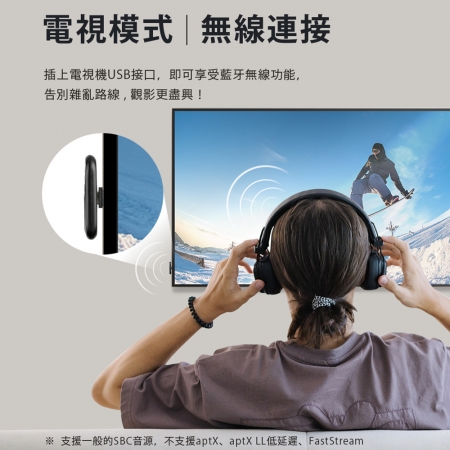 aibo Type-C 藍牙V5.0音樂發射器（附USB轉接頭）