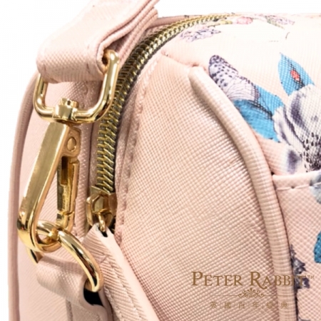 【PETER RABBIT 比得兔】 比得兔山茶花粉色波士頓包