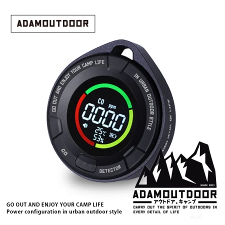 ADAMOUTDOOR｜一氧化碳偵測警報器｜溫度計 濕度計
