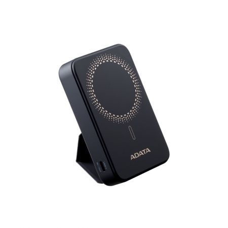 ADATA 威剛 R100 磁吸式行動電源 10000mAh 快充 Magsafe 無線充電 背蓋腳架 （AD-R100K）