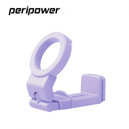 peripower MO-31 磁吸 MagSafe 旅行支架-黑色/薰衣紫
