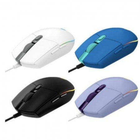 Logitech 羅技 G102 LIGHTSYNC RGB 6鍵 炫彩遊戲滑鼠 有線 紫色（LOGI-102RP）