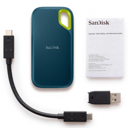 SanDisk 4TB Extreme V2 SSDE61 USB-C 行動固態硬碟 SSD 外接硬碟 夜幕綠（SD-SSDE61-M-4TB）