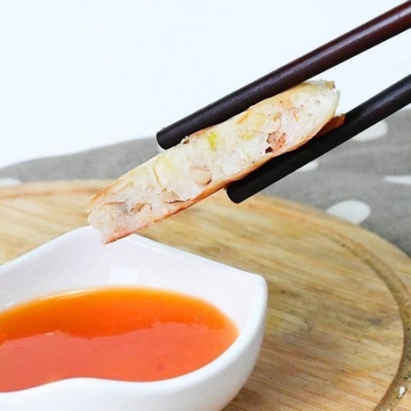【好神】黃金厚片月亮花枝蝦餅（160g/包）12包｜酥脆彈牙 海味滿點