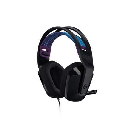 Logitech G 羅技 G335 輕盈 有線電競耳機麥克風 黑色 電競耳麥（LOGI-G335B）