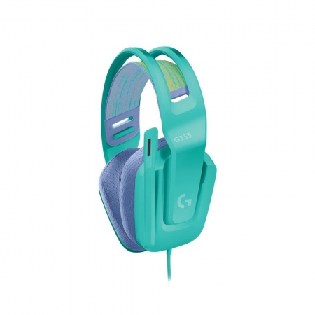 Logitech G 羅技 G335 輕盈 有線電競耳機麥克風 綠色 電競耳麥（LOGI-G335G）