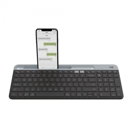 Logitech 羅技 K580 超薄 跨平台無線藍牙鍵盤 石墨黑（LOGI-580B0）