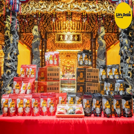 士林神農宮聯名-Let's Drink 台灣黑豆牛蒡茶 24袋/箱 （每袋10g*6包）