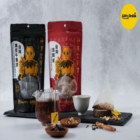 士林神農宮聯名-Let's Drink 台灣五穀茶 24袋/箱  （每袋10g*6包）