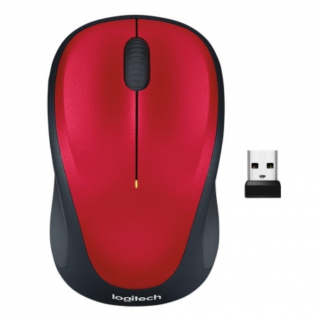 Logitech 羅技 M235n 無線滑鼠 New 紅（LOGI-235R2）