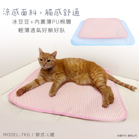 貓本屋 冰豆豆涼感寵物墊（L號/60x50cm）
