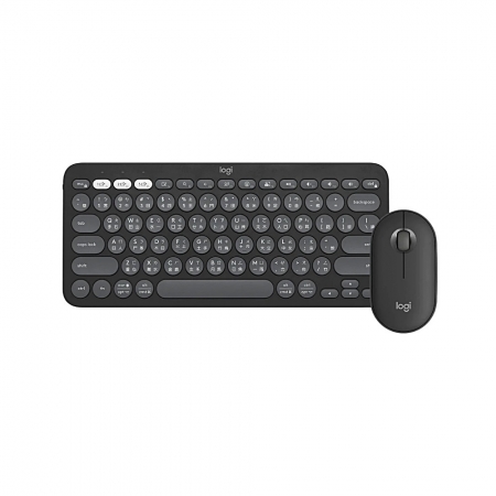 Logitech 羅技 Pebble 2 Combo 無線藍牙鍵盤滑鼠組 石墨灰（LOGI-P2CBG）