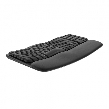 Logitech 羅技 Wave KEYS 人體工學鍵盤 石墨灰（LOGI-WKKBG）